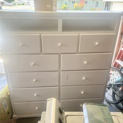 Large White Dresser 