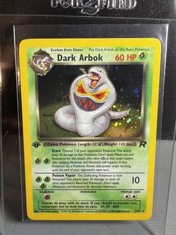 1st Edition Dark Arbok
