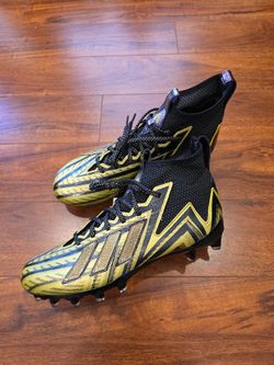 Adidas Freak Spark Md 23 Inline Football Cleats Shoe Men's Size 10.5 Black/Gold 