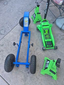 Daytona 3 Ton Floor Jack with 6 Ton Jack Stands