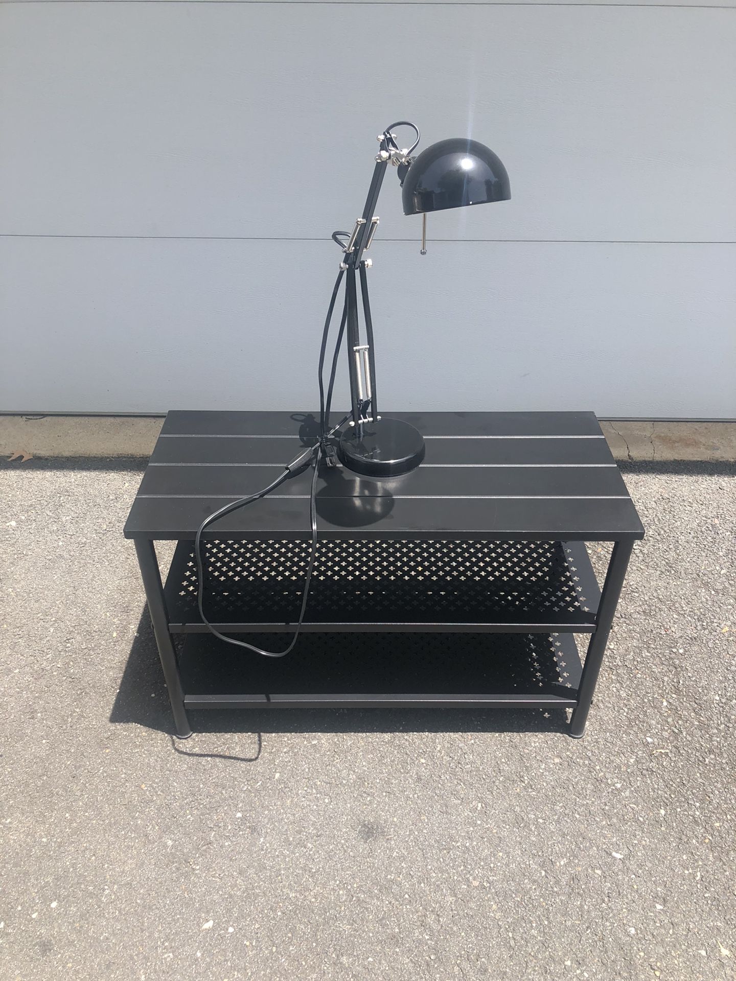 Ikea Bench/ Shoe Rack/ Lamp 