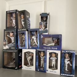 NEVER OPENED DODGER BOBBLE HEADS 