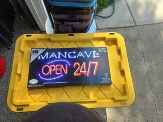 Man Cave LED Sign $10