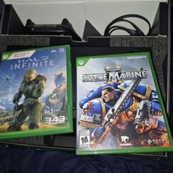 1 TB Xbox Series X, With Cord, Controller, 2 Games