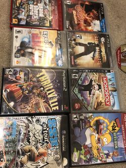 Lots of video games for sale, PS 2, PS3, and GameCube games