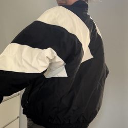 Adidas Puffer Jacket White & Black 