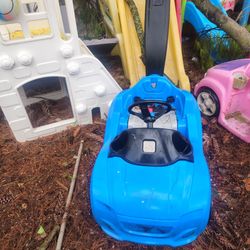 Price's firm.. Little boys push car