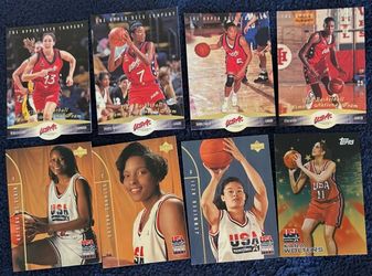 1996 USA Women’s Basketball Card Lot Swoopes Staley Leslie Lobo 8 Cards