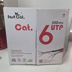 Fast Cat Ethernet Cable Cat6 23 AWG 500 Ft Copper
