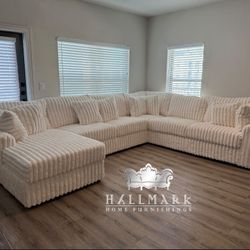 Corduroy Sectional Couch W Pull Out Sleeper Bed And Storage Mention Jon Green to the staff to confirm this price/offer! 🔥