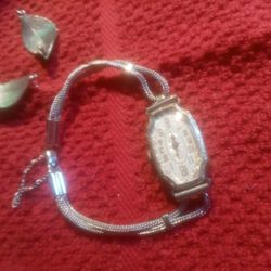 18 Karat White Gold Antique Watch