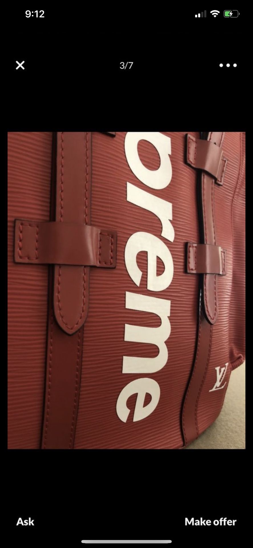 Supreme x Louis Vuitton backpack