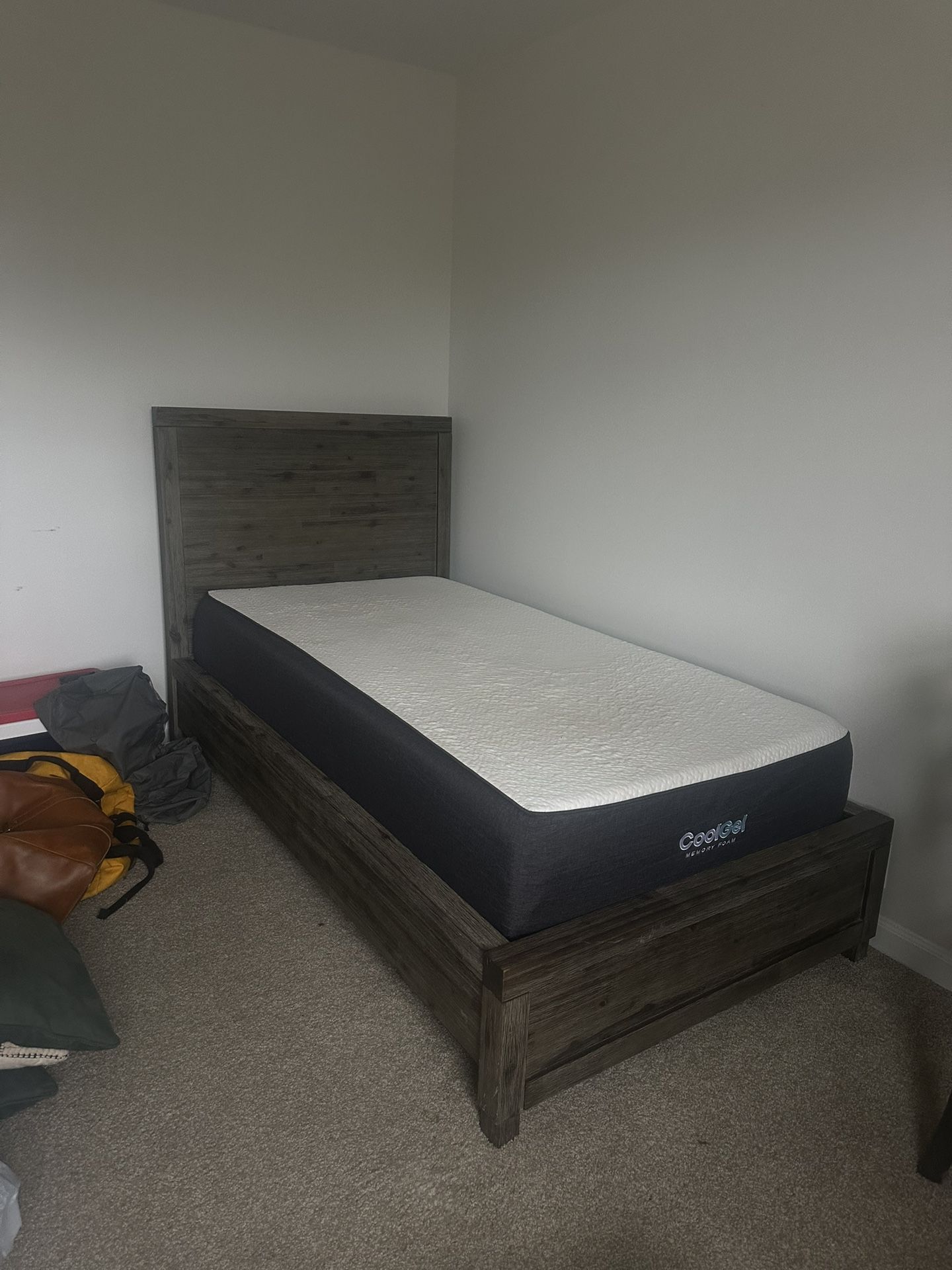 Bed Frame + Mattress (TWIN)