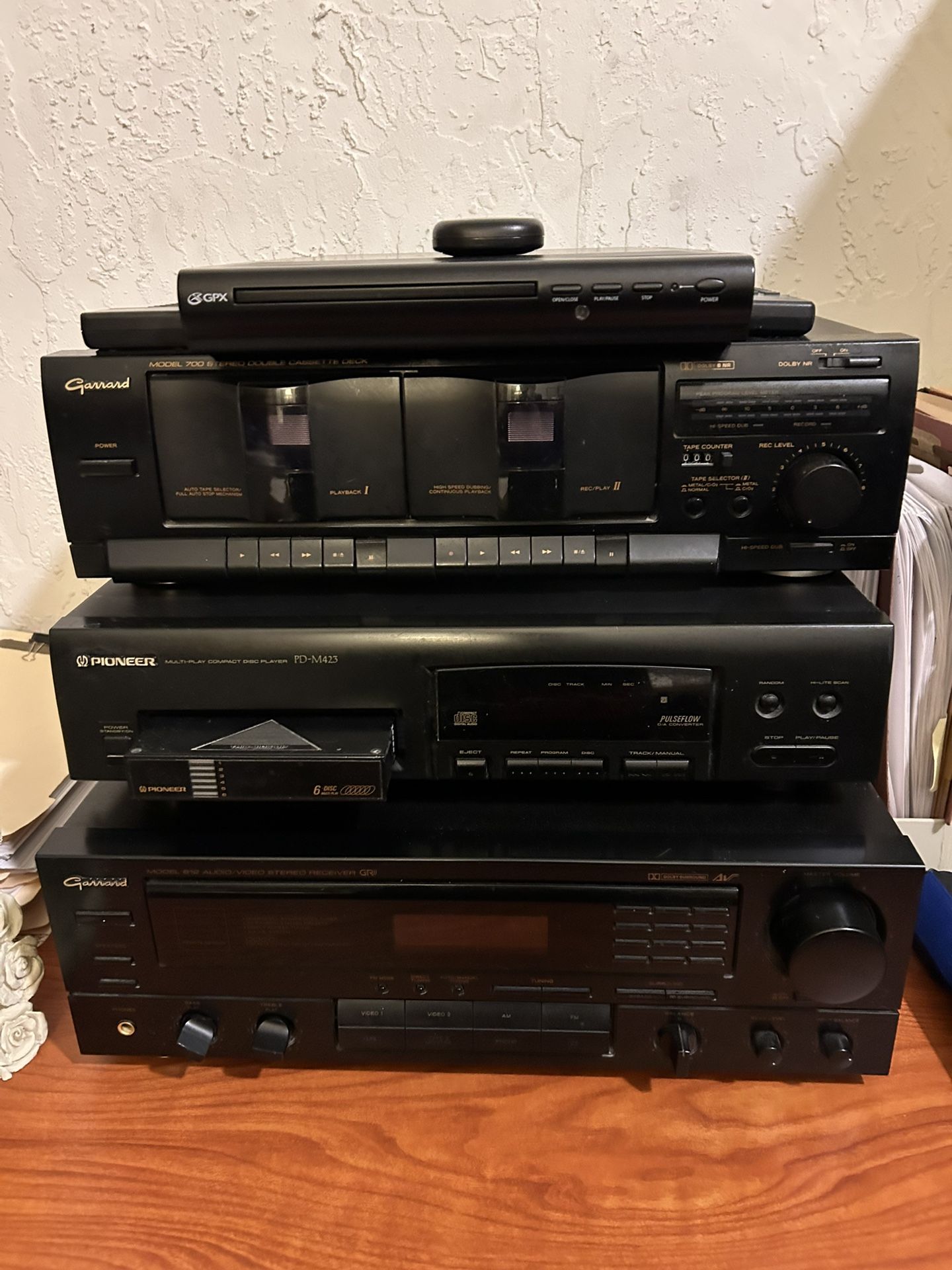Vintage Gerrard/Pioneer Working Music Equipment