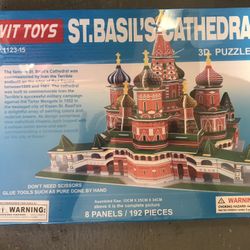 Wit Toys st basil's cathedral, NEW