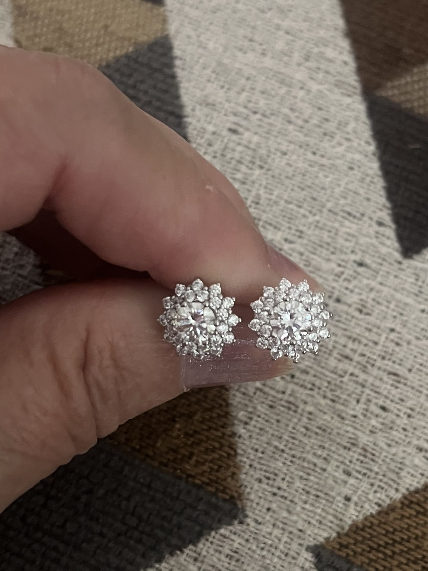NEW Moissanite 1.0 Carat Studs