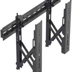 Monoprice TV Wall Mount Bracket | Specialty Menu Board, with Push-to-Pop-Out, Max Weight 99lbs, Extension Range of 2.4in to 8in,VESA Patterns Up to 60