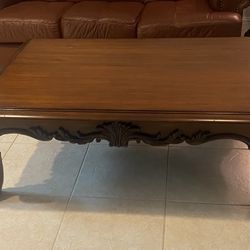 Traditional Cocktail Table, Sofa Table, And End Table