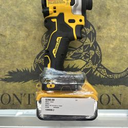 Dewalt Impact Driver With 5ah Batt 