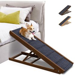 PATHOSIO PETS Dog Ramp For Bed Small Dog To Large Dog