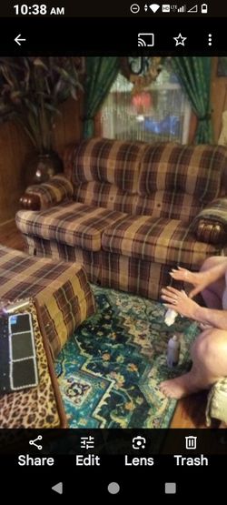 Loveseat & Ottoman Coffee Table