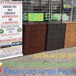 Chest 6 Drawers In Any Color New Jumbo-size-38W-20D-50H