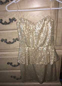 Gold shinny Dress
