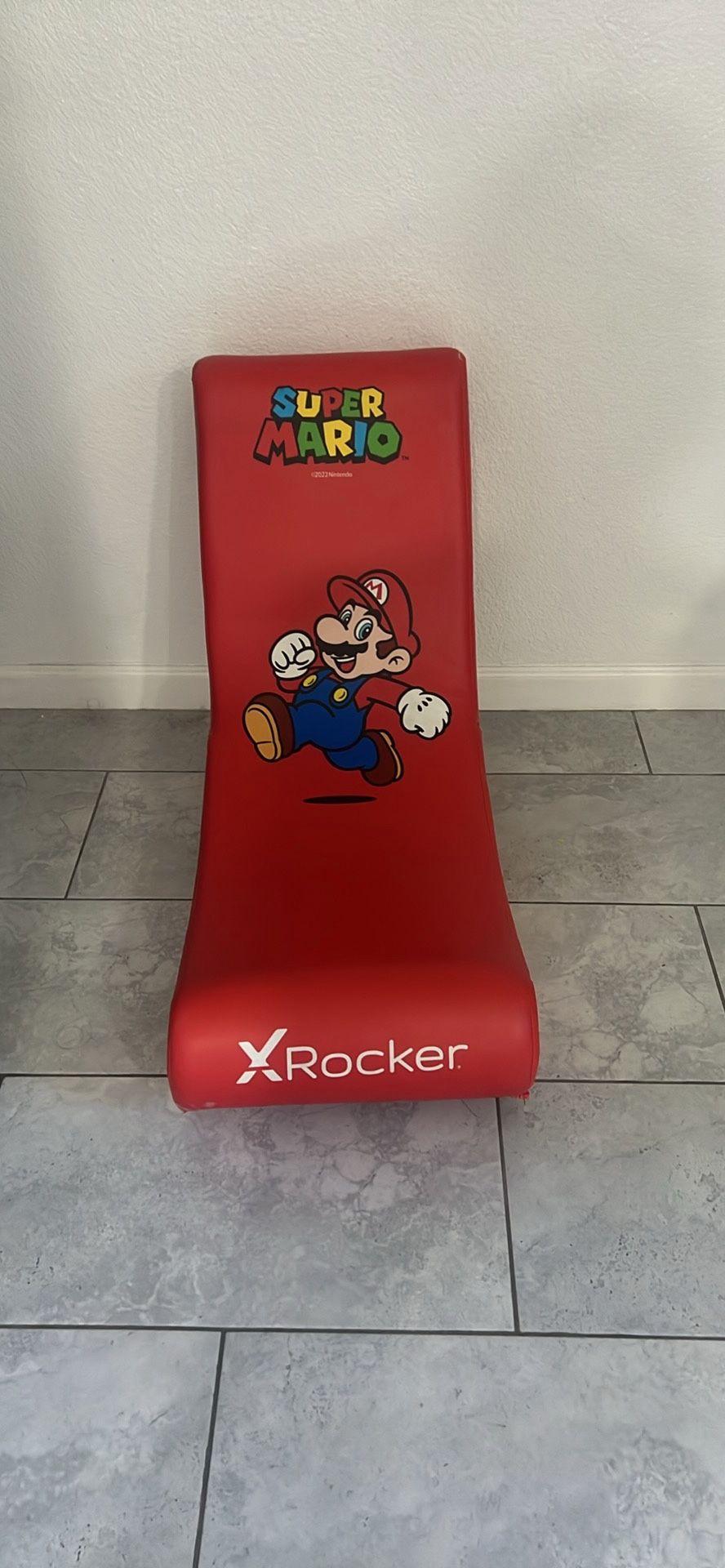 X Rocker Joy Collection Video Rocker Gaming Chair  Super Mario Red Up To 275 Lbs