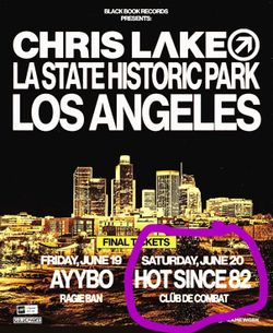 Chris Lake Saturday ticket