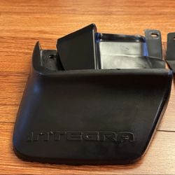 OEM 1990~1993 Acura Integra Rear Mudflap Splash Guard L+R Black Pair Set