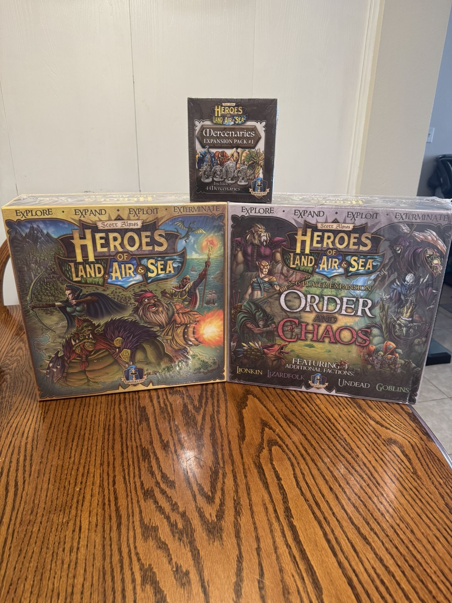 Heroes of Land, Air, and Sea Board Game Bundle