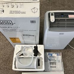 BLACK+DECKER Smart Portable Air Conditioner, 12,000 BTU, BPACT12WT, White