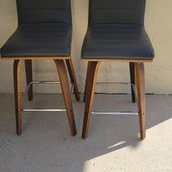 Two Counter Height Bar Chairs