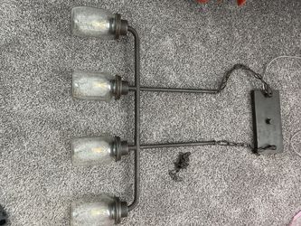 Mason Jar Chandelier