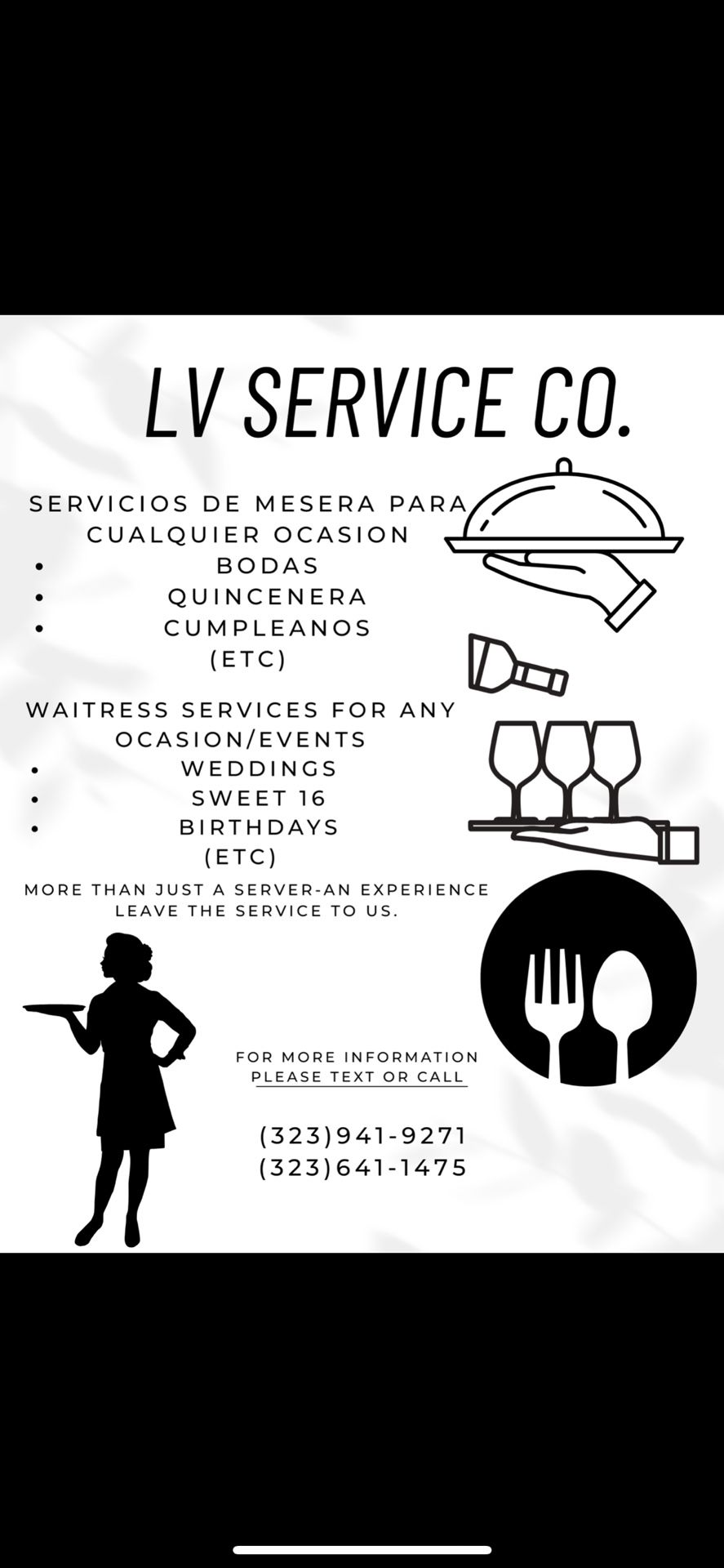 Waitress/servers