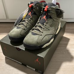Air Jordan 6 Travis Scott Olive