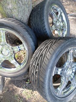 17 inch Sendel Rims with new 245 45 ZR Toyo Proxes tires gm fwd multilug
