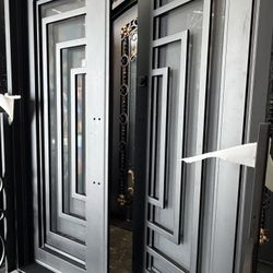 Front Door, Wrought Iron Doors