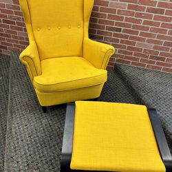 IKEA Chair Poang Ottoman