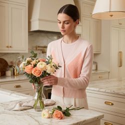 525 Pink Knit Button Down Cardigan Women New with Tags