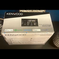 Kenwood DDx376BT 6.2"in-dash car DvD monitor receptor Bluetooth w/USB/Aux