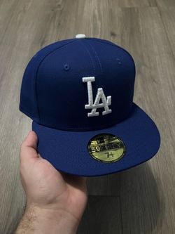 Size 7 1/2 Blue Dodgers LA Fitted - Read Description