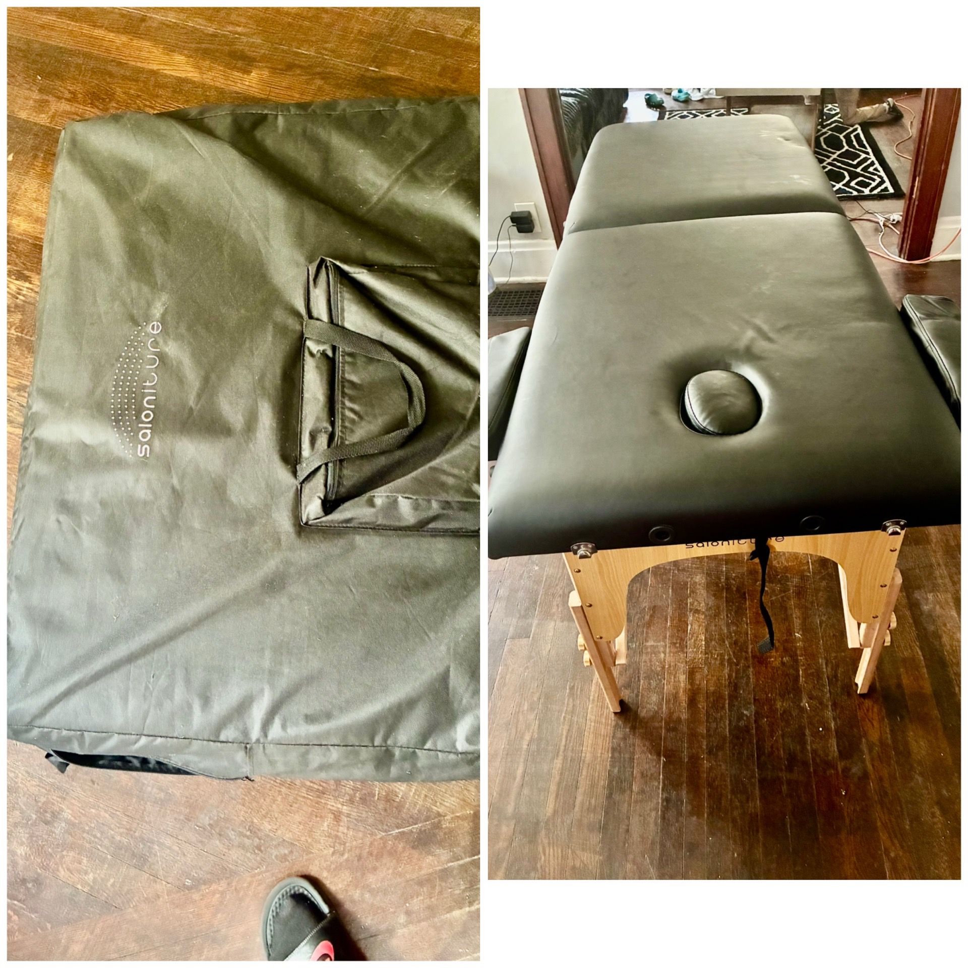 Massage table with Carrying case