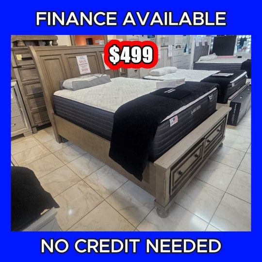 ๐ฅ QUEEN BED DEAL! ๐บ๐ธ OFERTA DE CAMAS! ๐Only $499 โ Add Mattress $99 AND up Last one/ ULTIMO FINANCE AVAILABLE Delivery available Pickup price