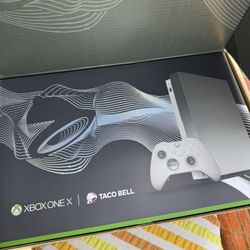 Xbox One X 1TB Taco Bell Limited Platinum White Edition Console Bundle