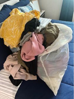 Bag of women clothes