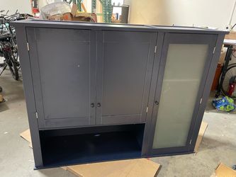 Assembled Buffet Cabinet w/ Doors and Shelves