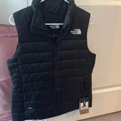 Black North face Puff vest 