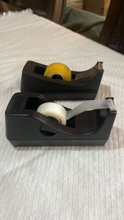 2-pack desk tape dispenser -nonskid base
