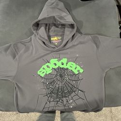 Grey Spider Hoodie